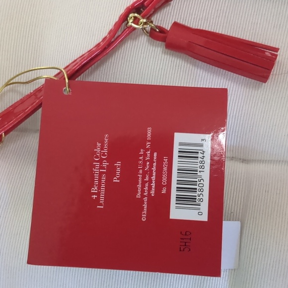 Red Women's Bag with Bow Accent - Picture 2 of 2